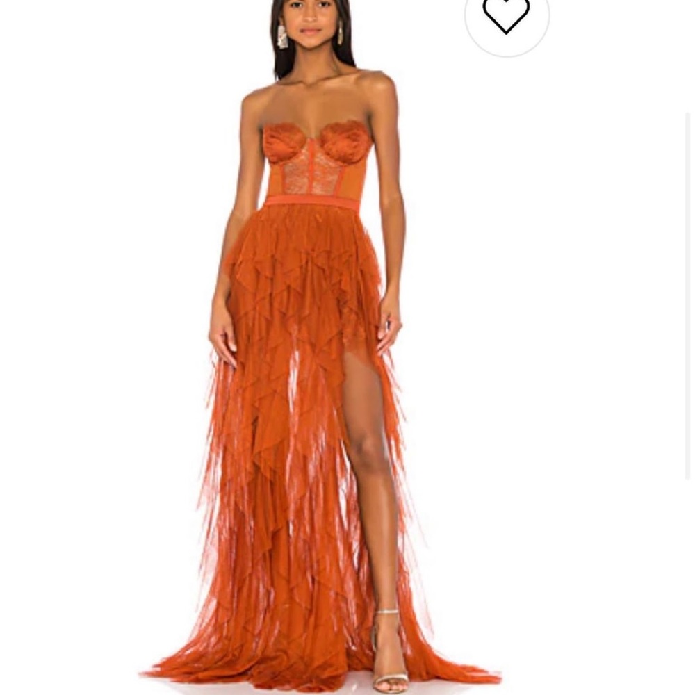 For Love & Lemons X Revolve Bustier gown